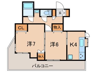 ロ－レル小石川の物件間取画像